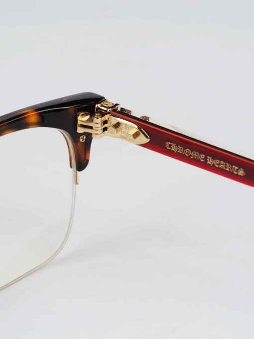 Chrome Hearts Glasses Sunglasses NEENERS – HAVANA TORTOISEGOLD PLATEDBORDELLO 5