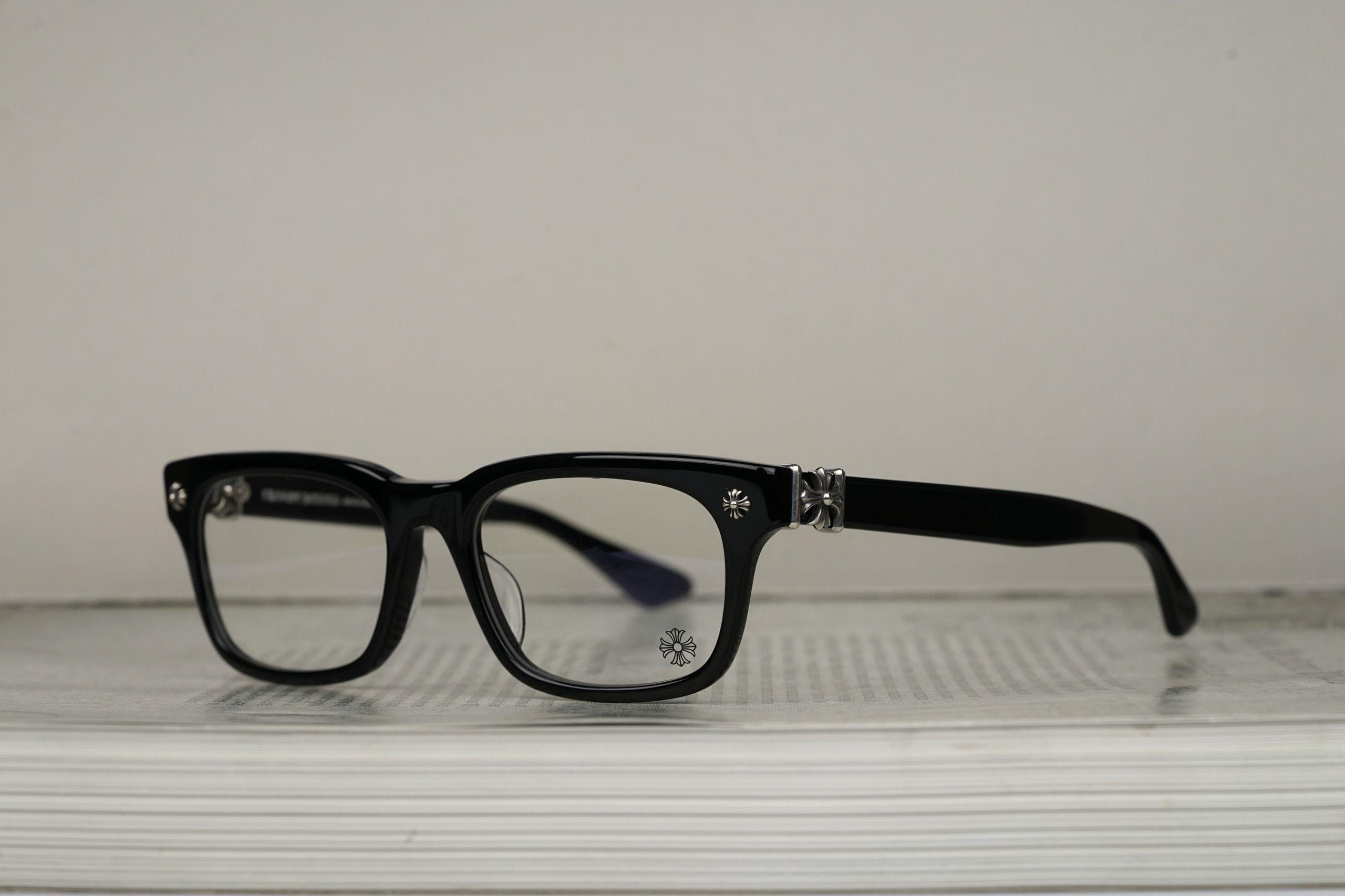 Chrome Hearts Glasses Sunglasses VAGILLIONAIRE I – BLACKSHINY SILVER 3