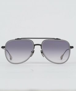 Chrome Hearts Glasses Sunglasses WHISKER BISCUIT – MATTE CRYSTALMATTE BLACK 1