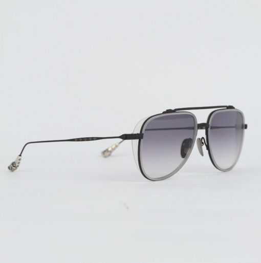 Chrome Hearts Glasses Sunglasses WHISKER BISCUIT – MATTE CRYSTALMATTE BLACK 2