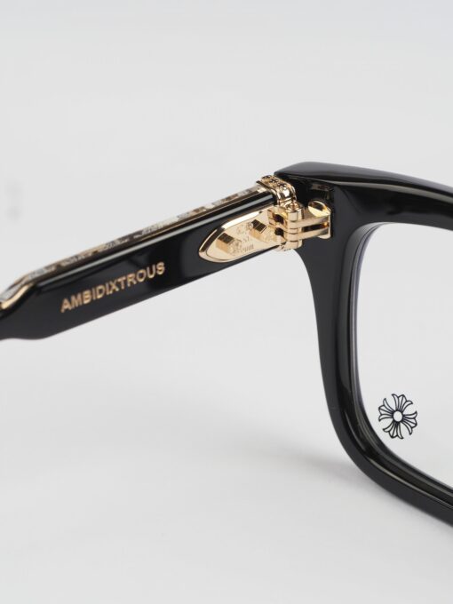 Chrome Hearts glasses AMBIDIXTROUS – BLACKGOLD PLATED 5