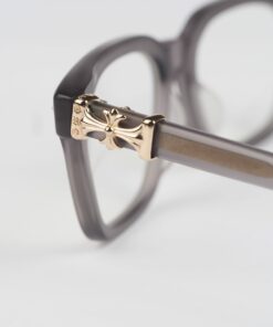 Chrome Hearts glasses COX UCKER – MATTE GRAPHITEGOLD PLATED 5