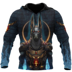 Pullover Hoodie Anubis Face Egypt shirts for men and women