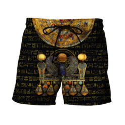 Short Pant Egyptian Gods Ancient Khepri unisex d all over printed shirts