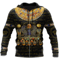 Zipper Hoodie Egyptian Gods Ancient Khepri unisex d all over printed shirts